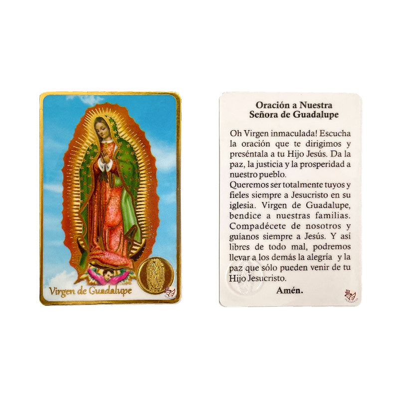 Credential Card of Our Lady of Guadalupe – Pack of 6 Units