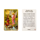 Credential Card of St. Raphael the Archangel – Pack of 6 Units