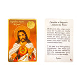 Credential Card of the Sacred Heart – Pack of 6 Units