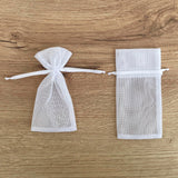 Small White Muslin Bag x 6 Units