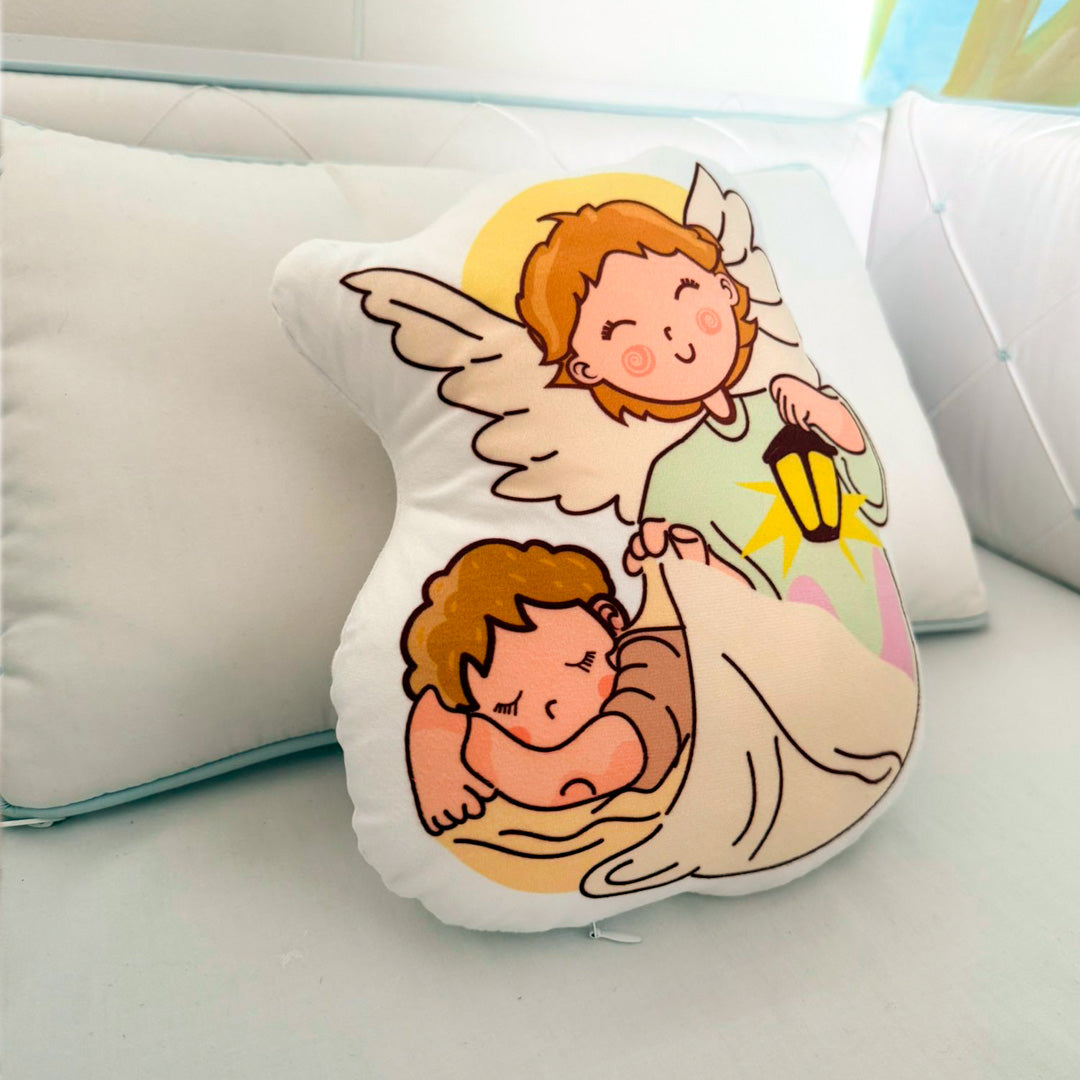 Cojín Ángel de la Guarda – Diseño Exclusivo VII Sacramentos – VII Sacramentos Colombia