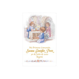 Spanish-Style First Communion Card with Altar and Three Children - Pack of 10 Units