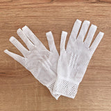 Pair of White Gloves for Girls' First Communion